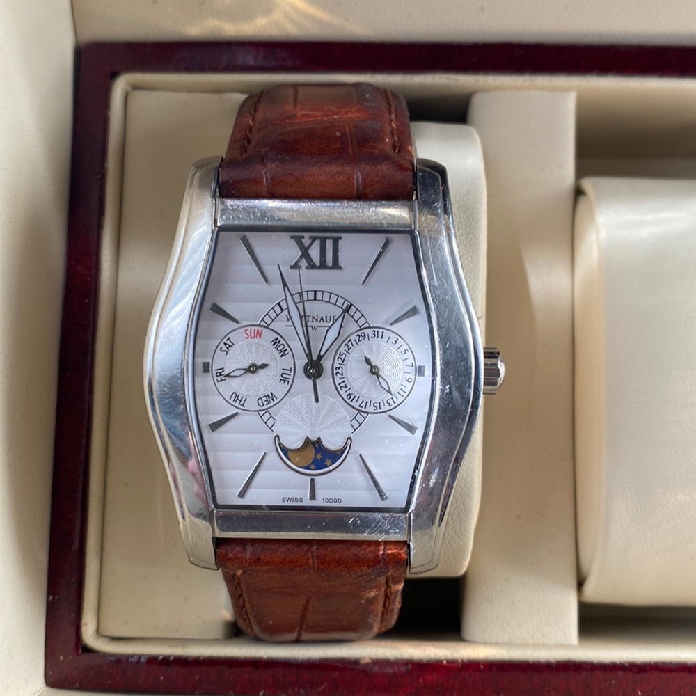 Wittenauer men’s tank face watch